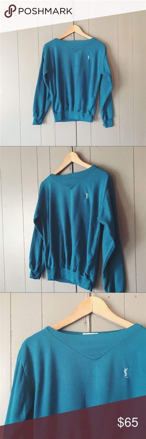 ysl sweatshirt womens|ysl sweatshirt vintage.